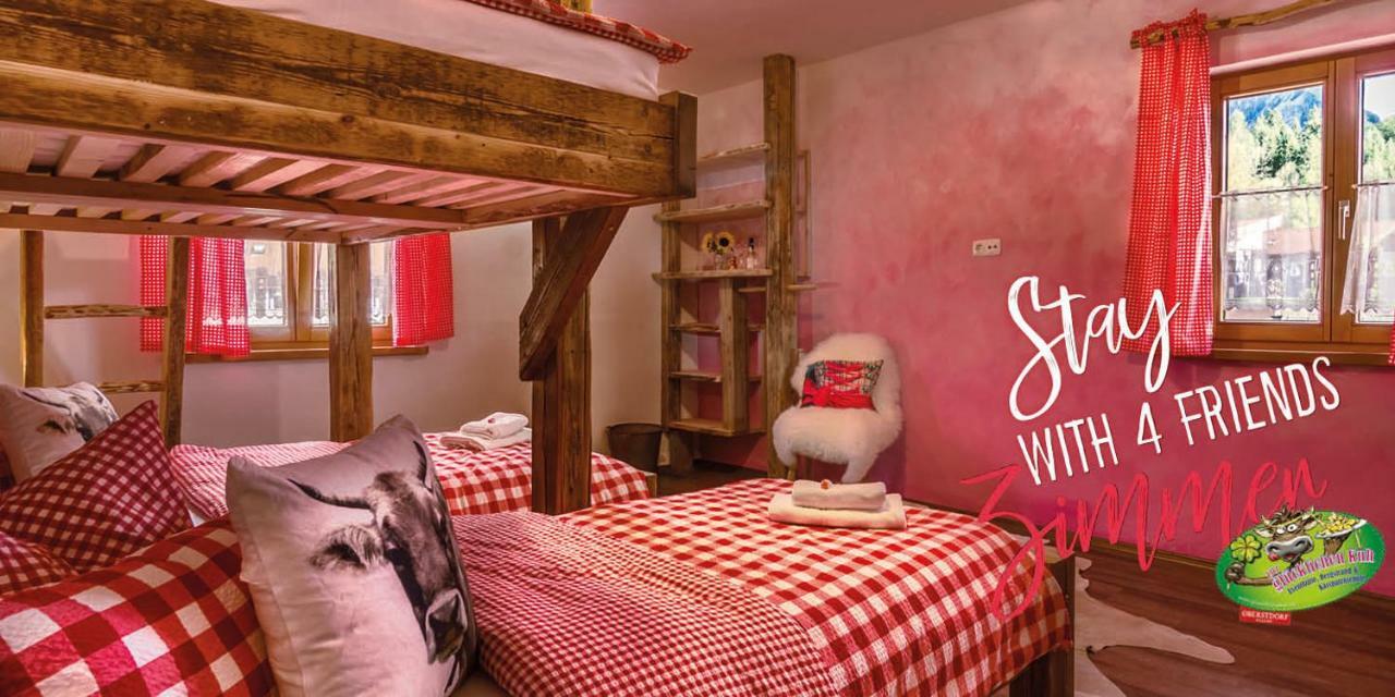 Hotel Zur Gluecklichen Kuh Oberstdorf Esterno foto
