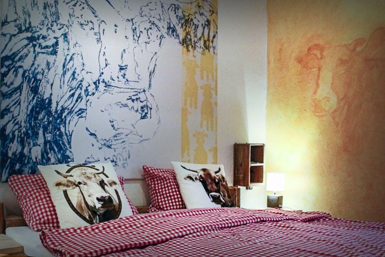 Hotel Zur Gluecklichen Kuh Oberstdorf Esterno foto